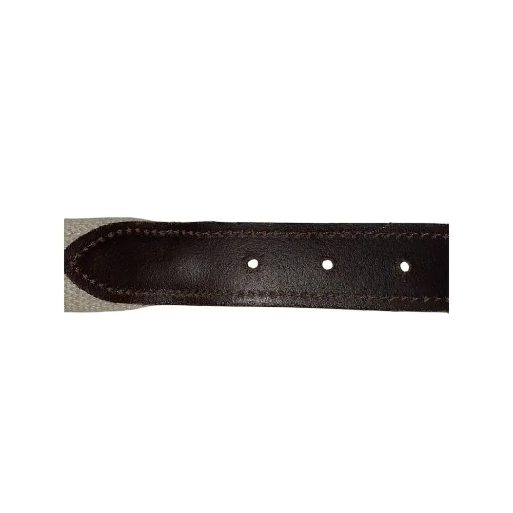 Chicago White Sox Belt Mens 30 Vineyard Vines Leather Woven Preppy Brass Buckle